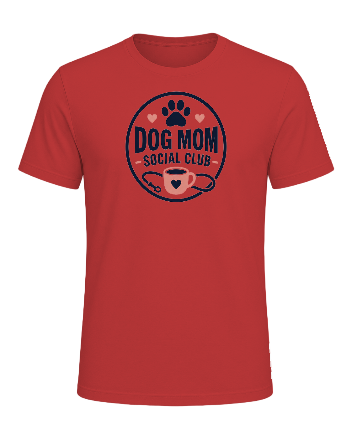 DOG MOM SOCIAL CLUB — Red