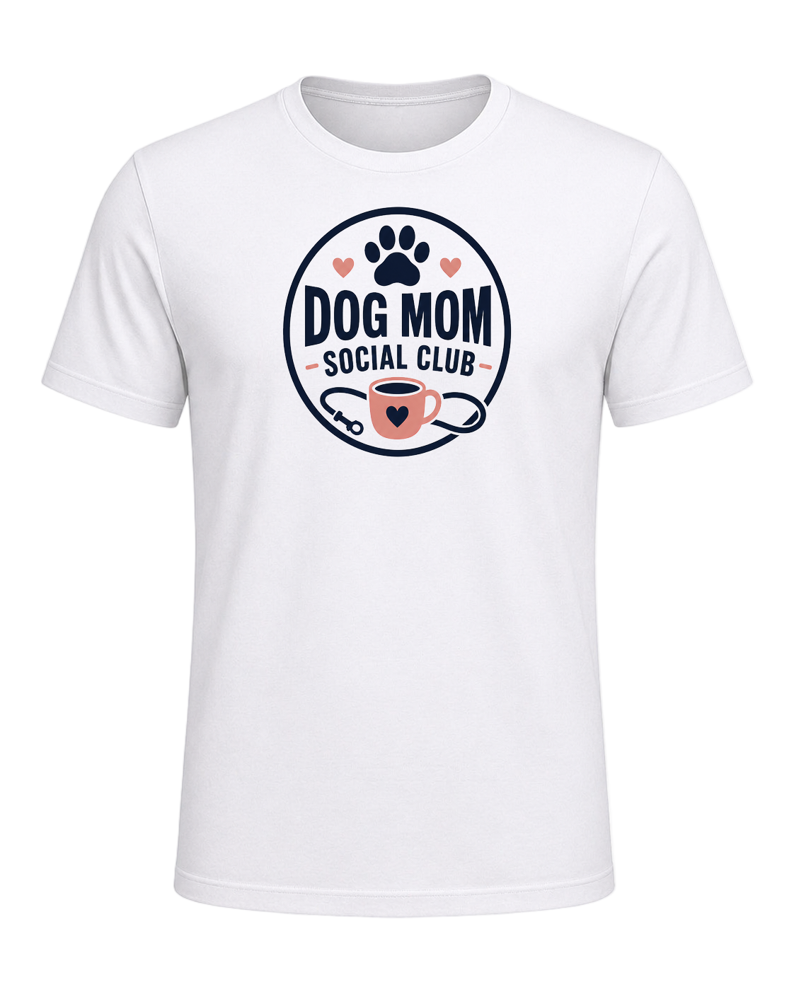DOG MOM SOCIAL CLUB — White