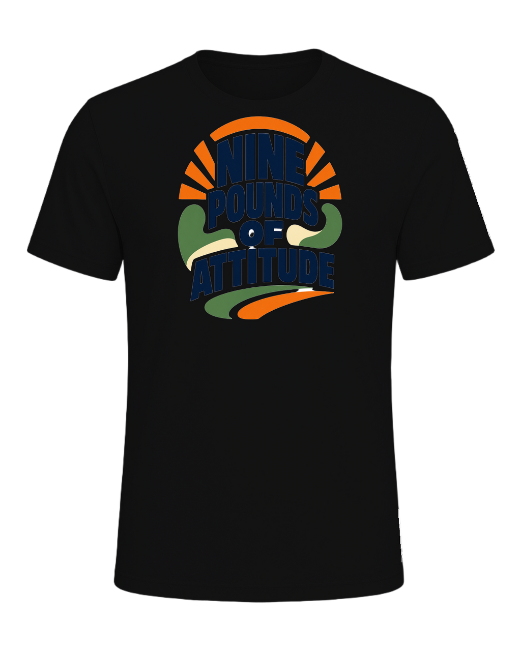 NINE POUNDS OF ATTITUDE — Vintage Black