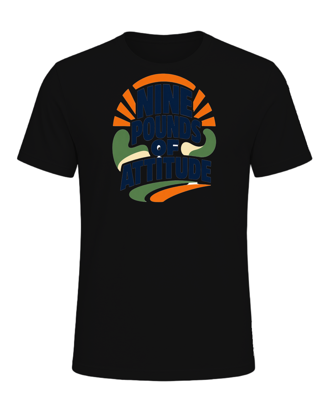 NINE POUNDS OF ATTITUDE — Vintage Black