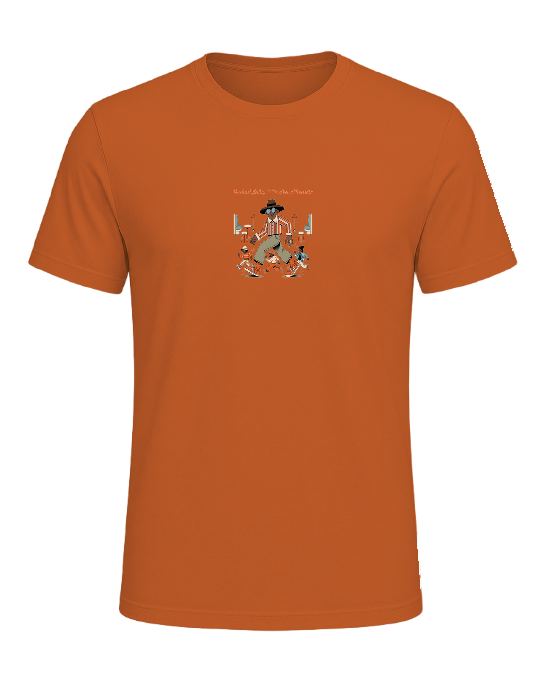 Dad of girls, defender of hearts — Orange