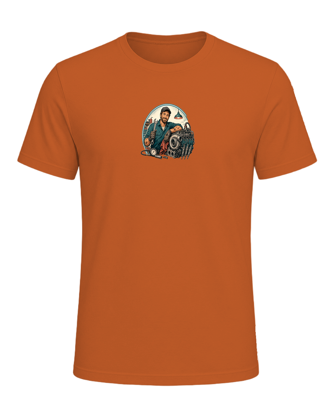 Diesel runs in my veins and on my hands — Orange