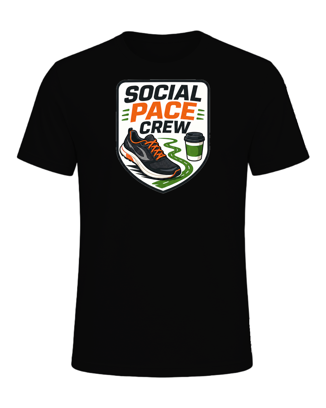 SOCIAL PACE CREW — Black