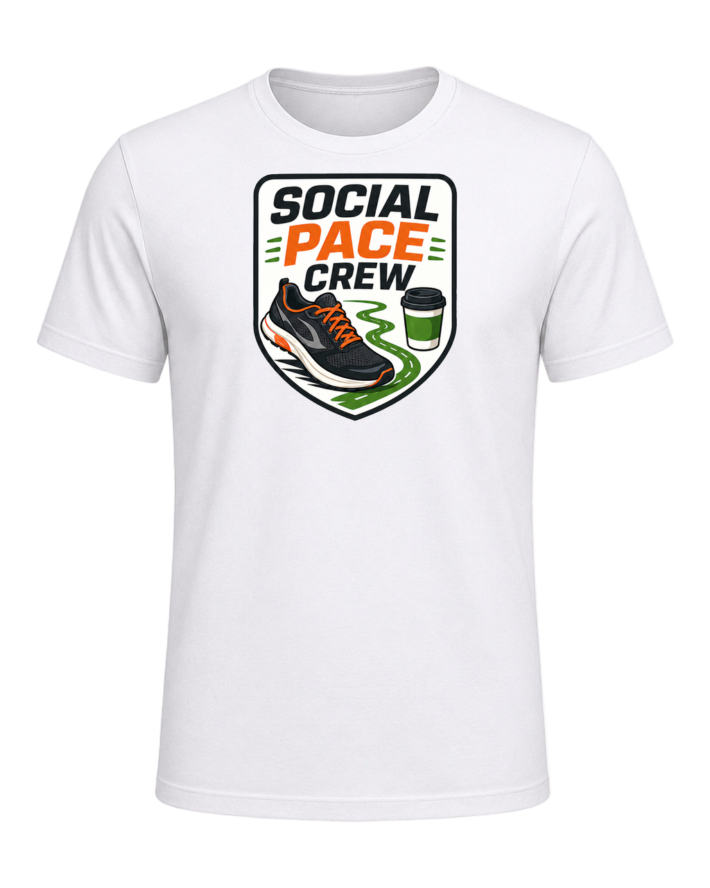 SOCIAL PACE CREW — White