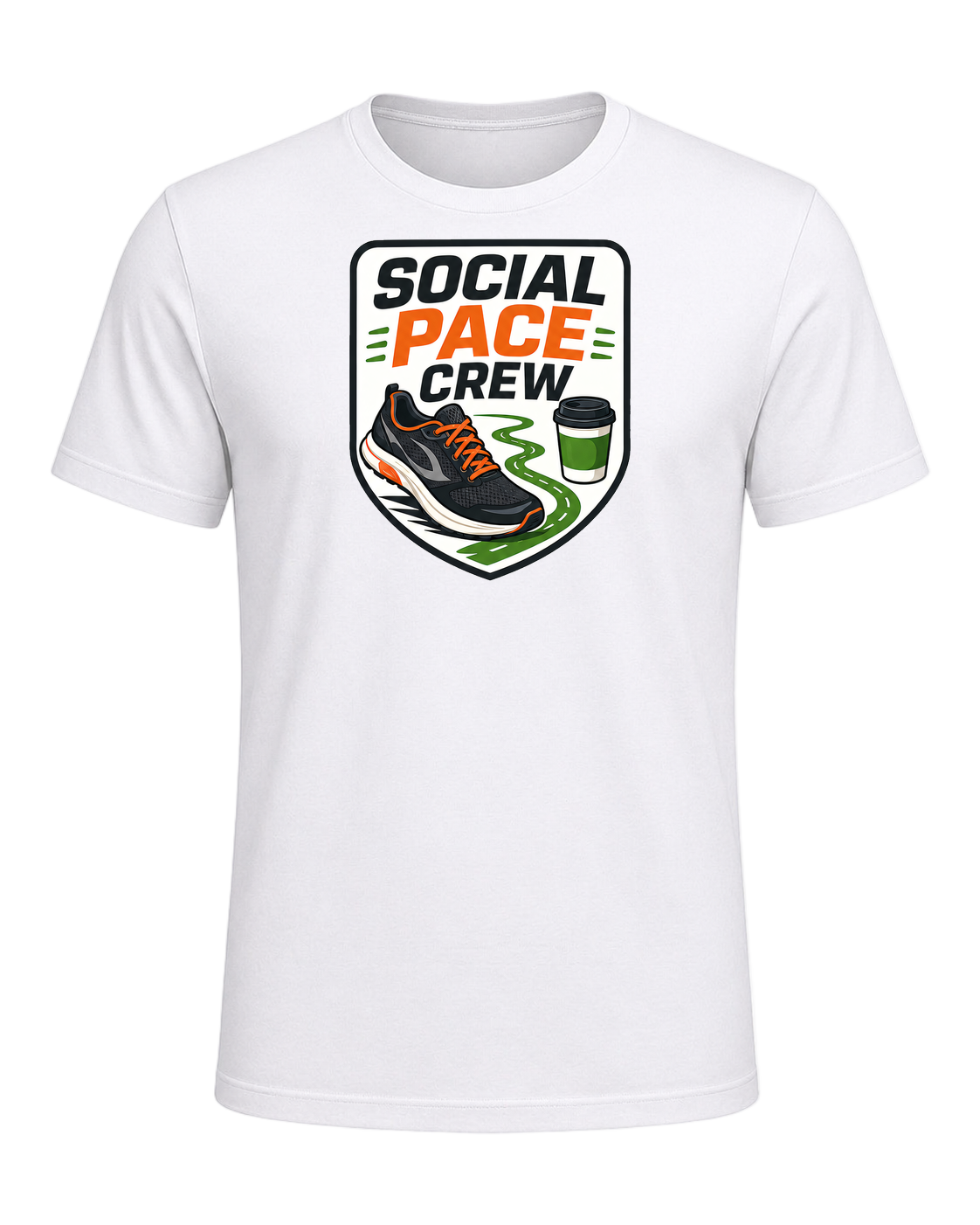 SOCIAL PACE CREW — White