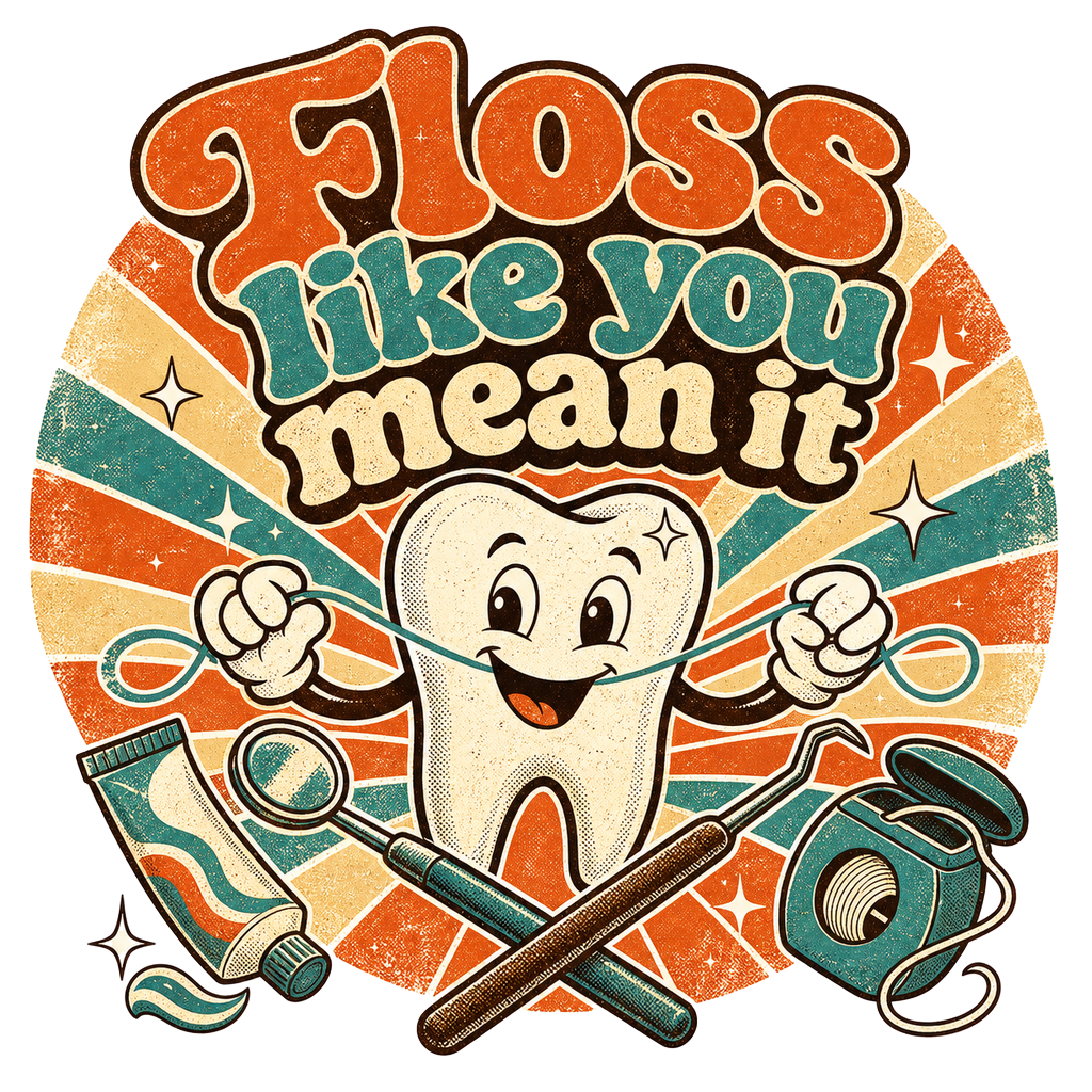 Floss like you mean it