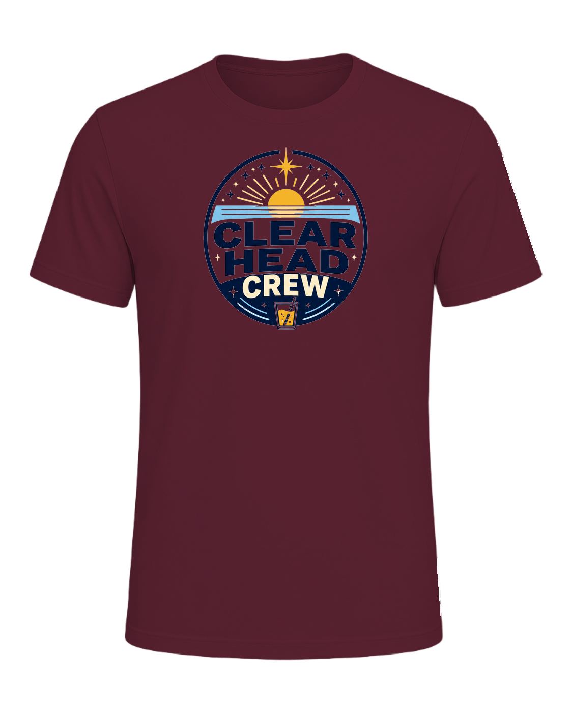 CLEAR HEAD CREW — Maroon