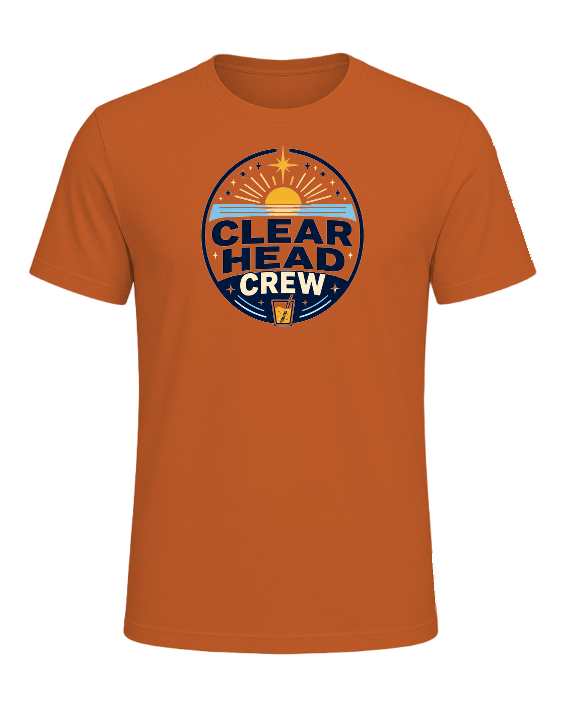 CLEAR HEAD CREW — Orange