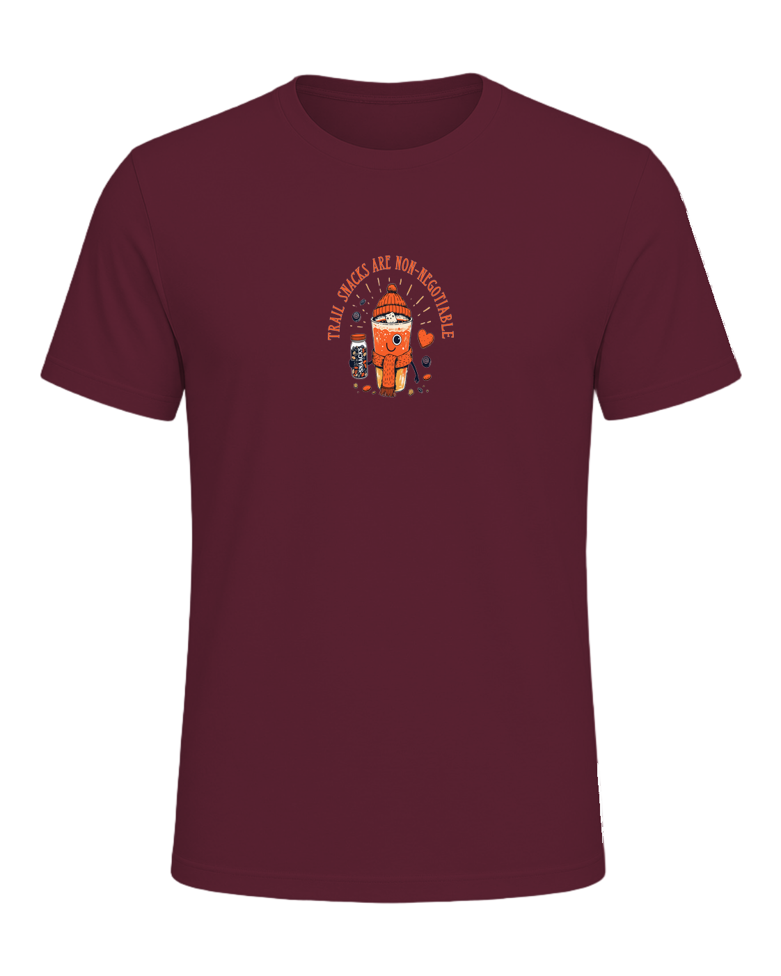 TRAIL SNACKS ARE NON-NEGOTIABLE — Maroon