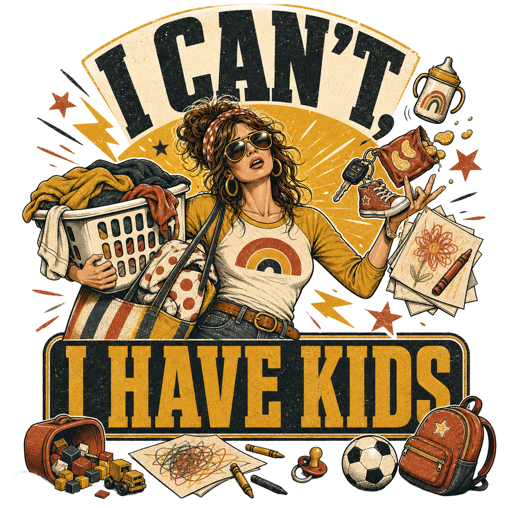 I CAN'T, I HAVE KIDS