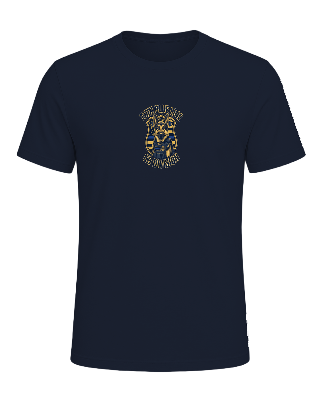 German Shepherd K9 Officer — Navy
