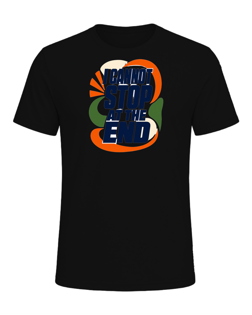 I CANNOT STOP AT THE END — Vintage Black