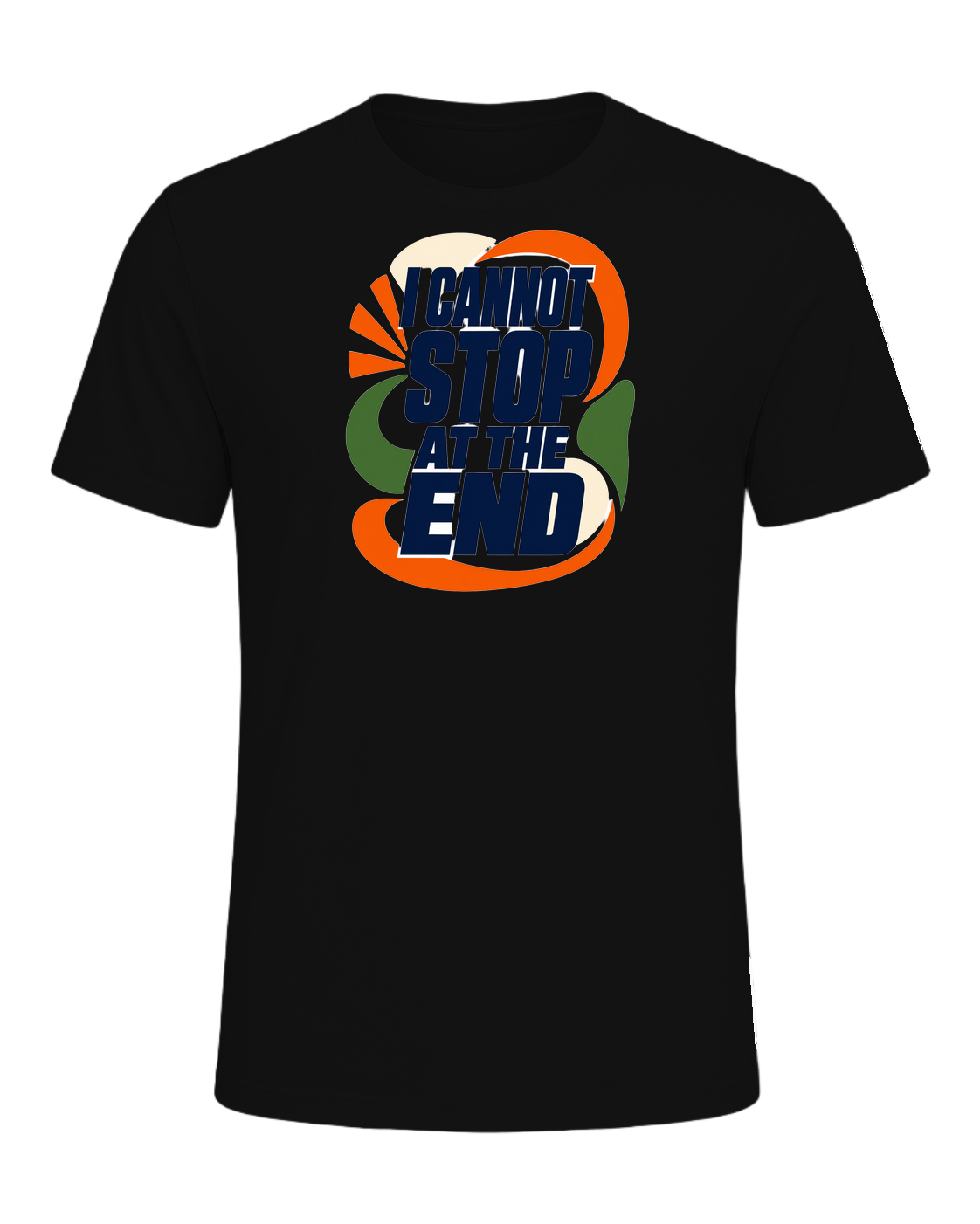 I CANNOT STOP AT THE END — Vintage Black