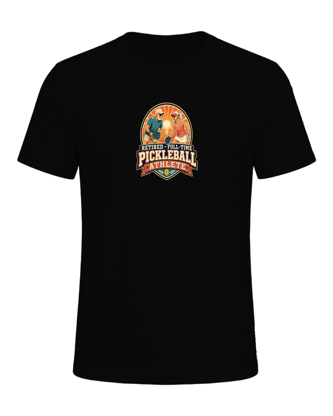 Pickleball Retirement — Black