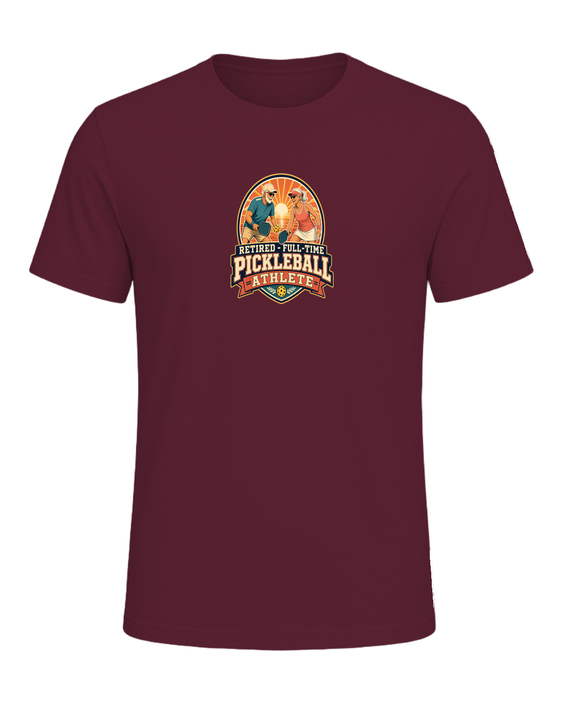 Pickleball Retirement — Maroon