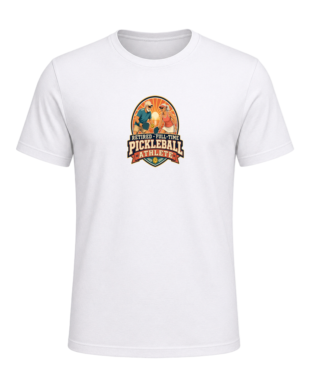 Pickleball Retirement — White