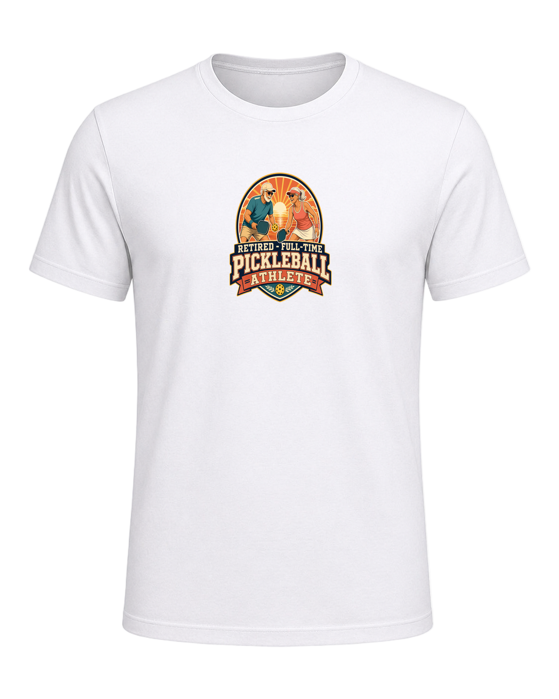 Pickleball Retirement — White