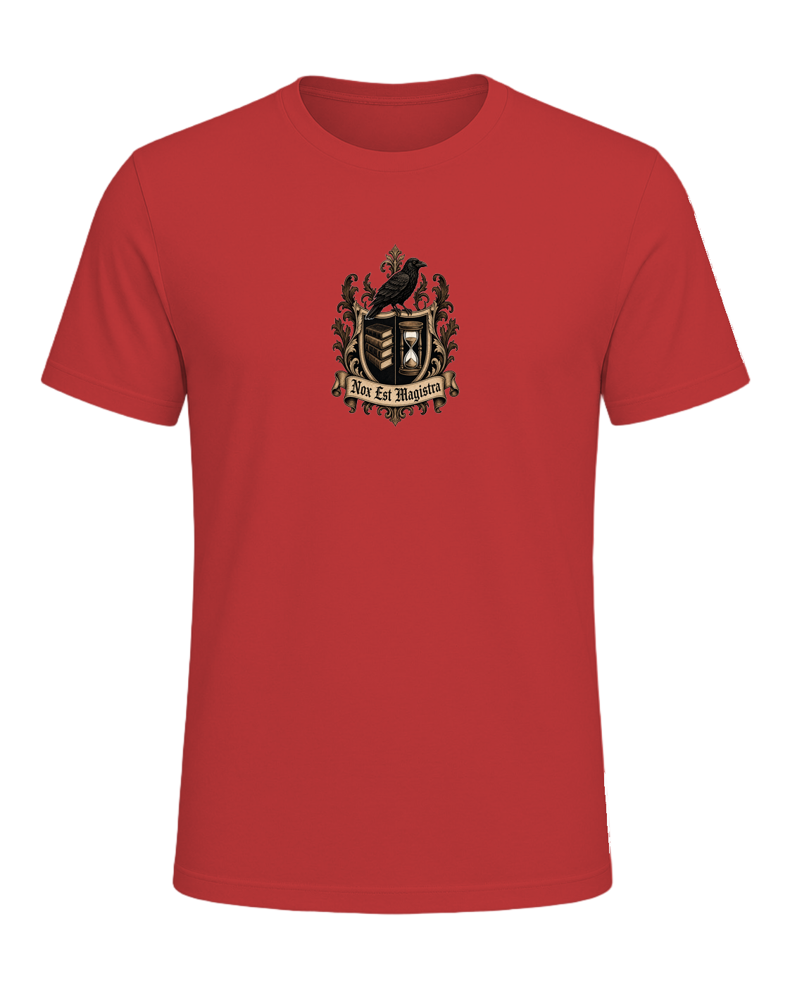 Latin Motto Crest — Red