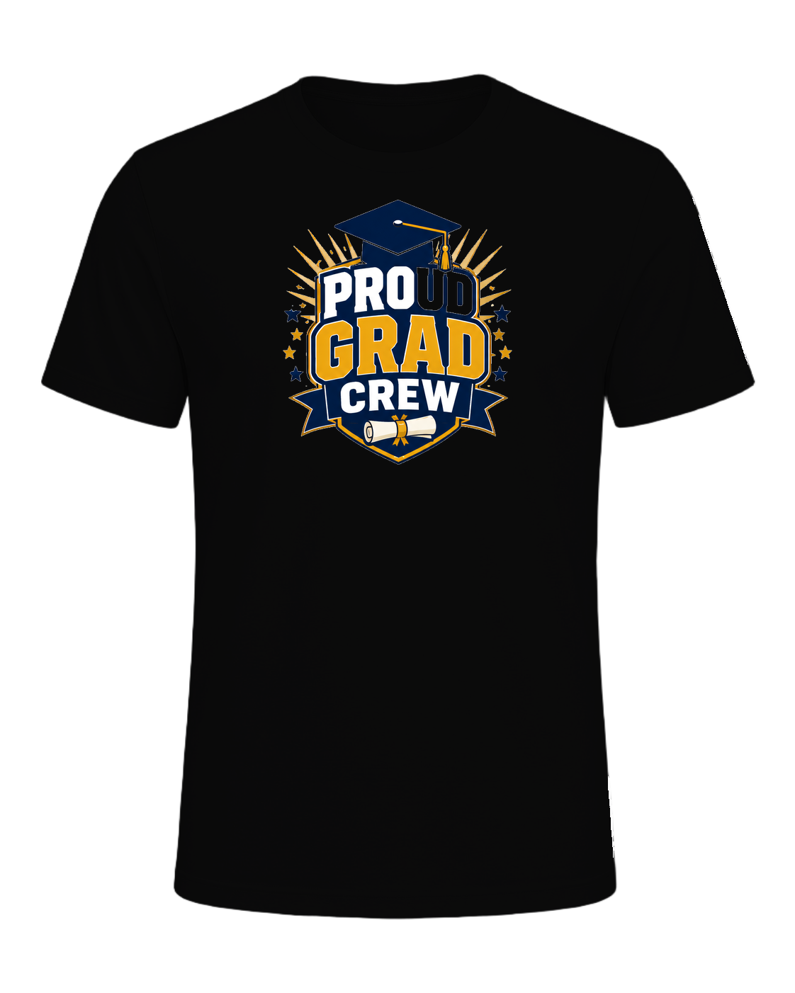 PROUD GRAD CREW — Black