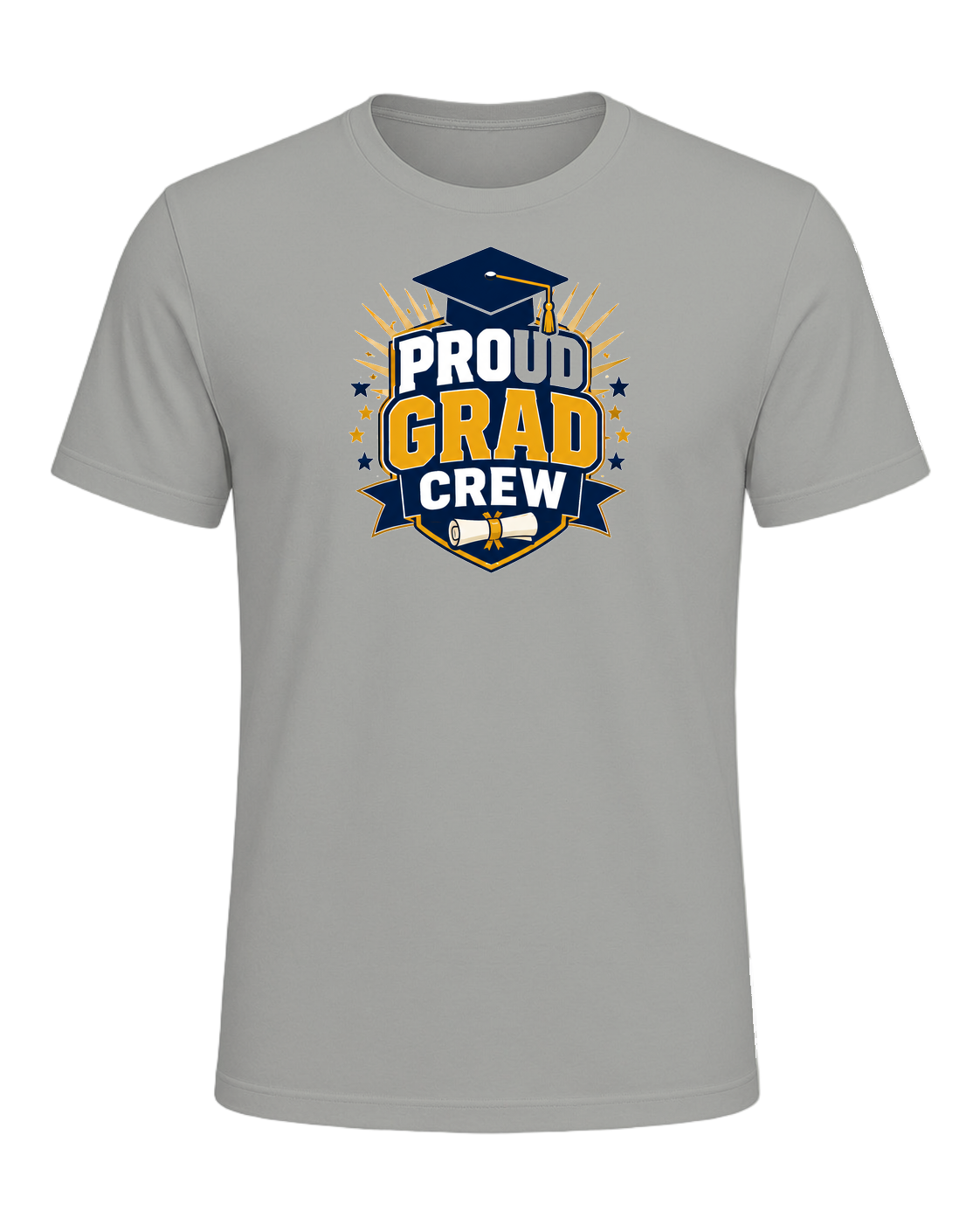 PROUD GRAD CREW — Gray