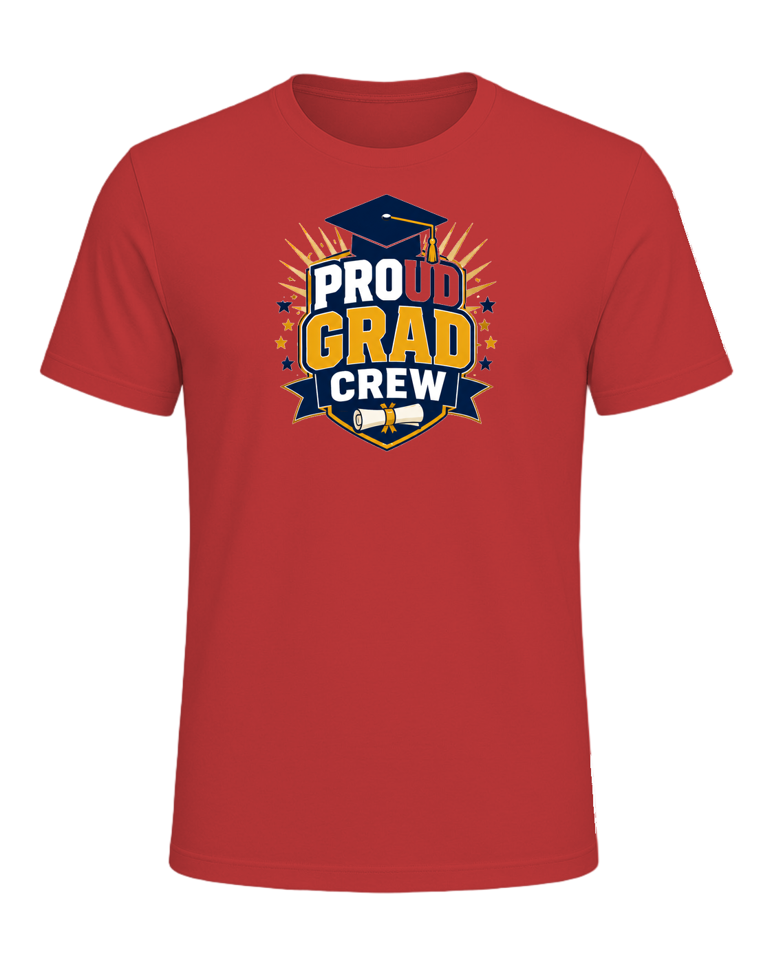 PROUD GRAD CREW — Red