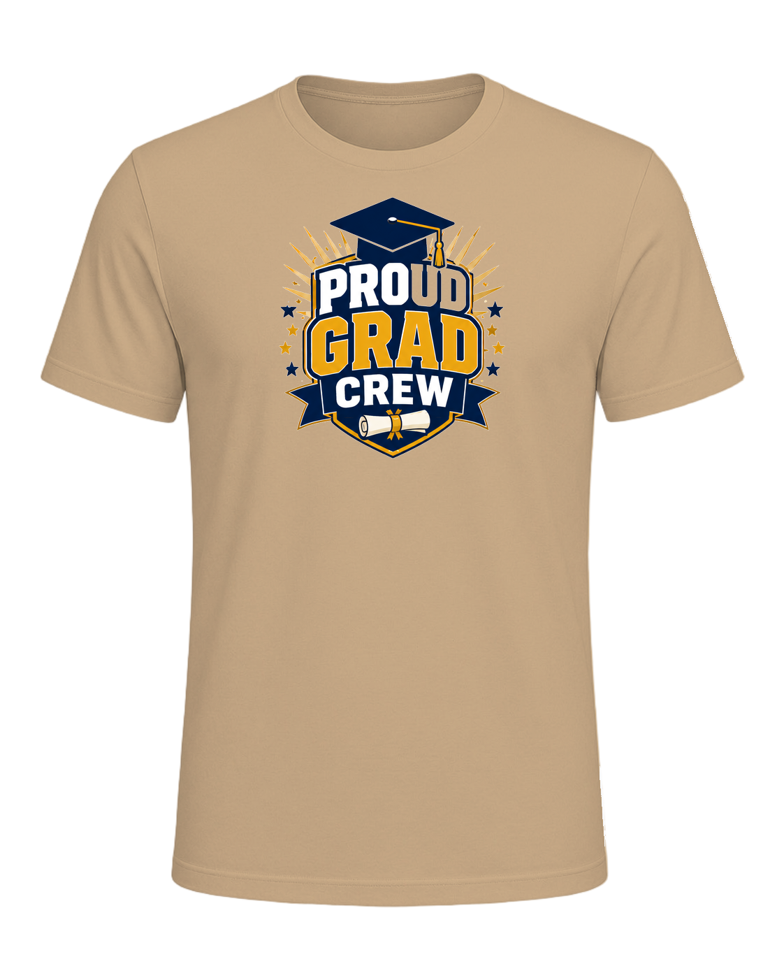 PROUD GRAD CREW — Tan
