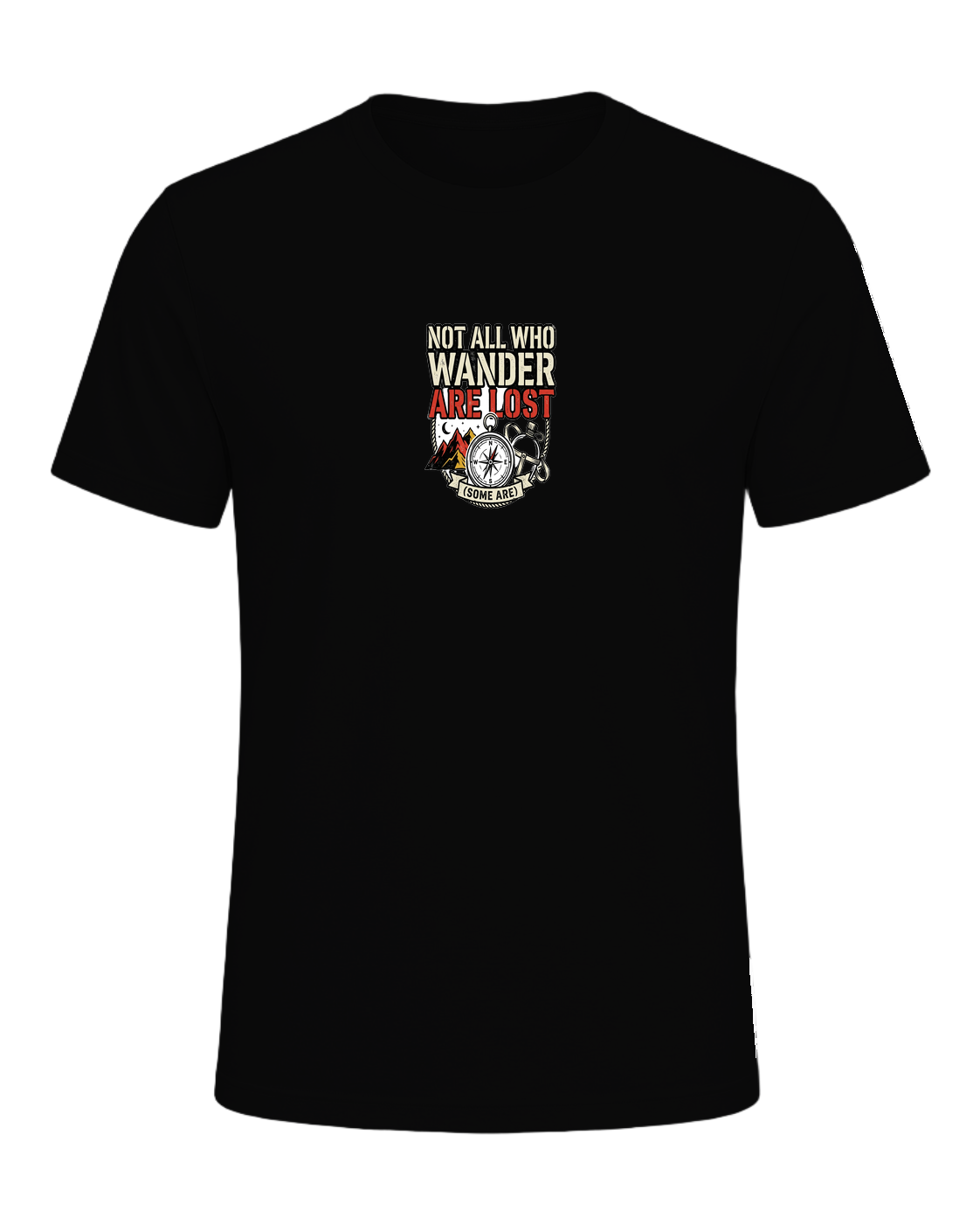 NOT ALL WHO WANDER ARE LOST (some are) — Black