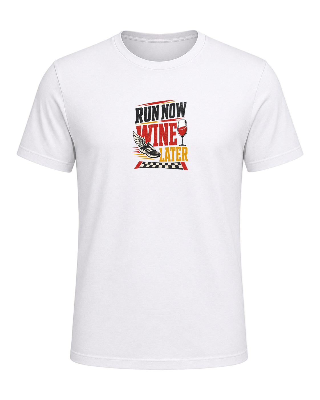 RUN NOW WINE LATER — White