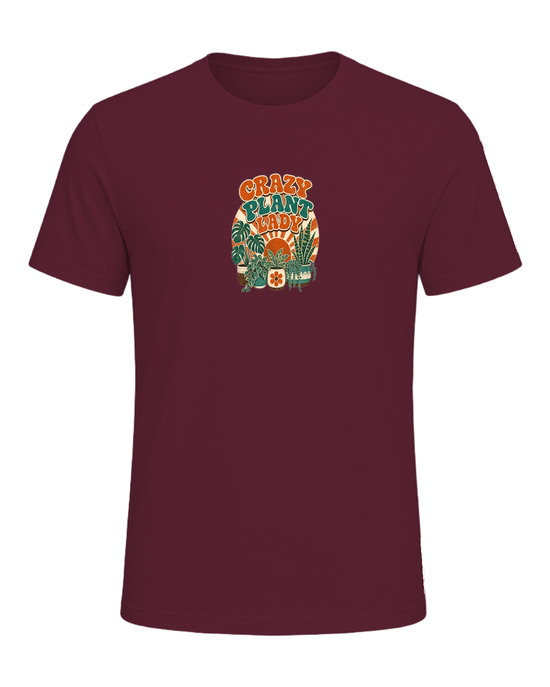 CRAZY PLANT LADY — Maroon