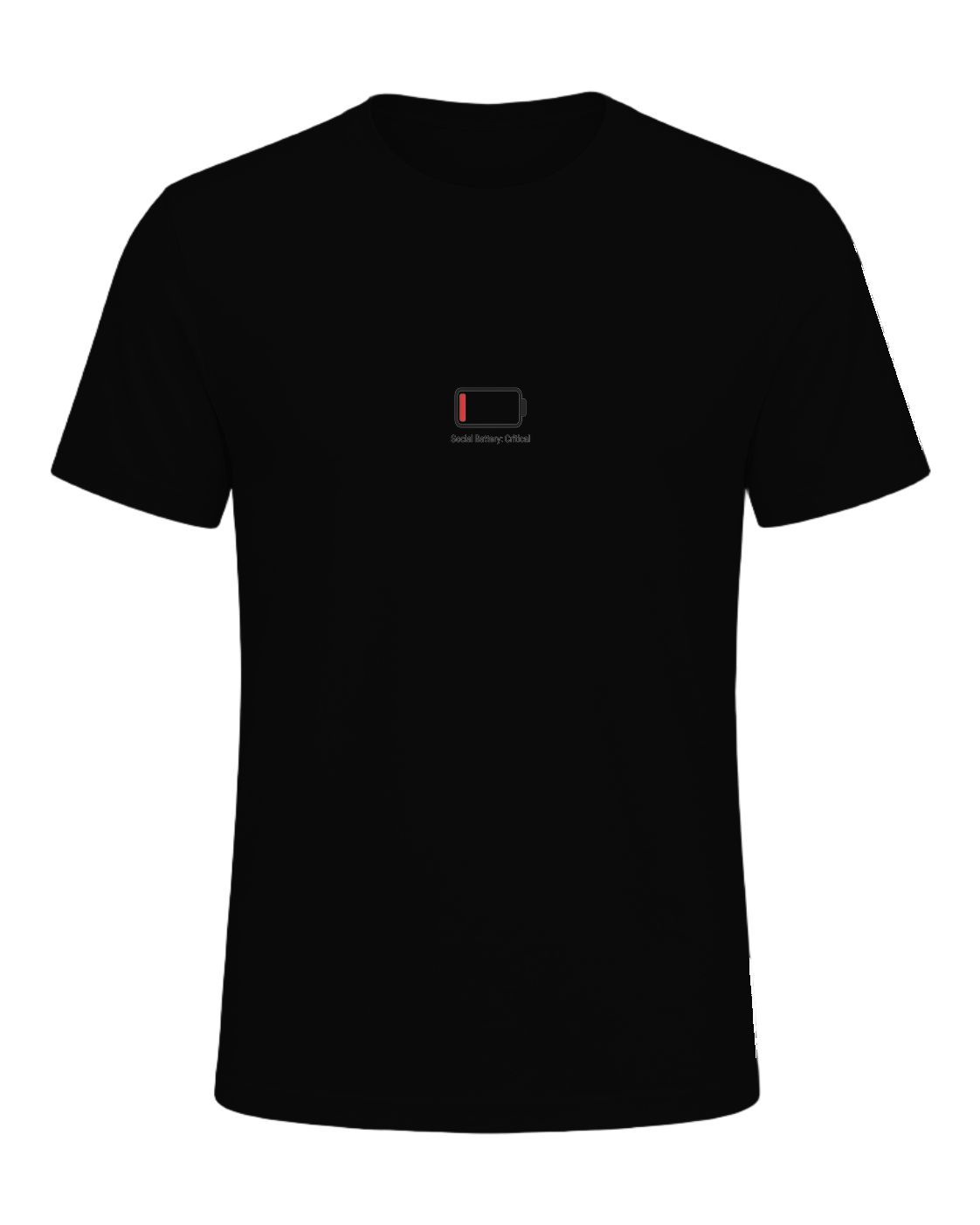 Social Battery Empty — Black
