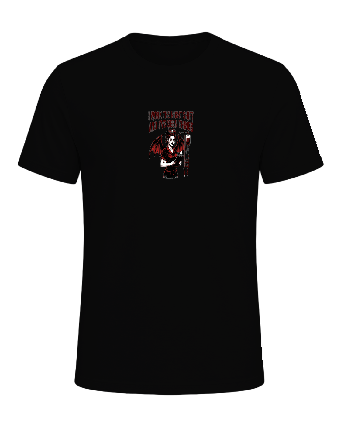 Nurse Night Shift Spooky — Black