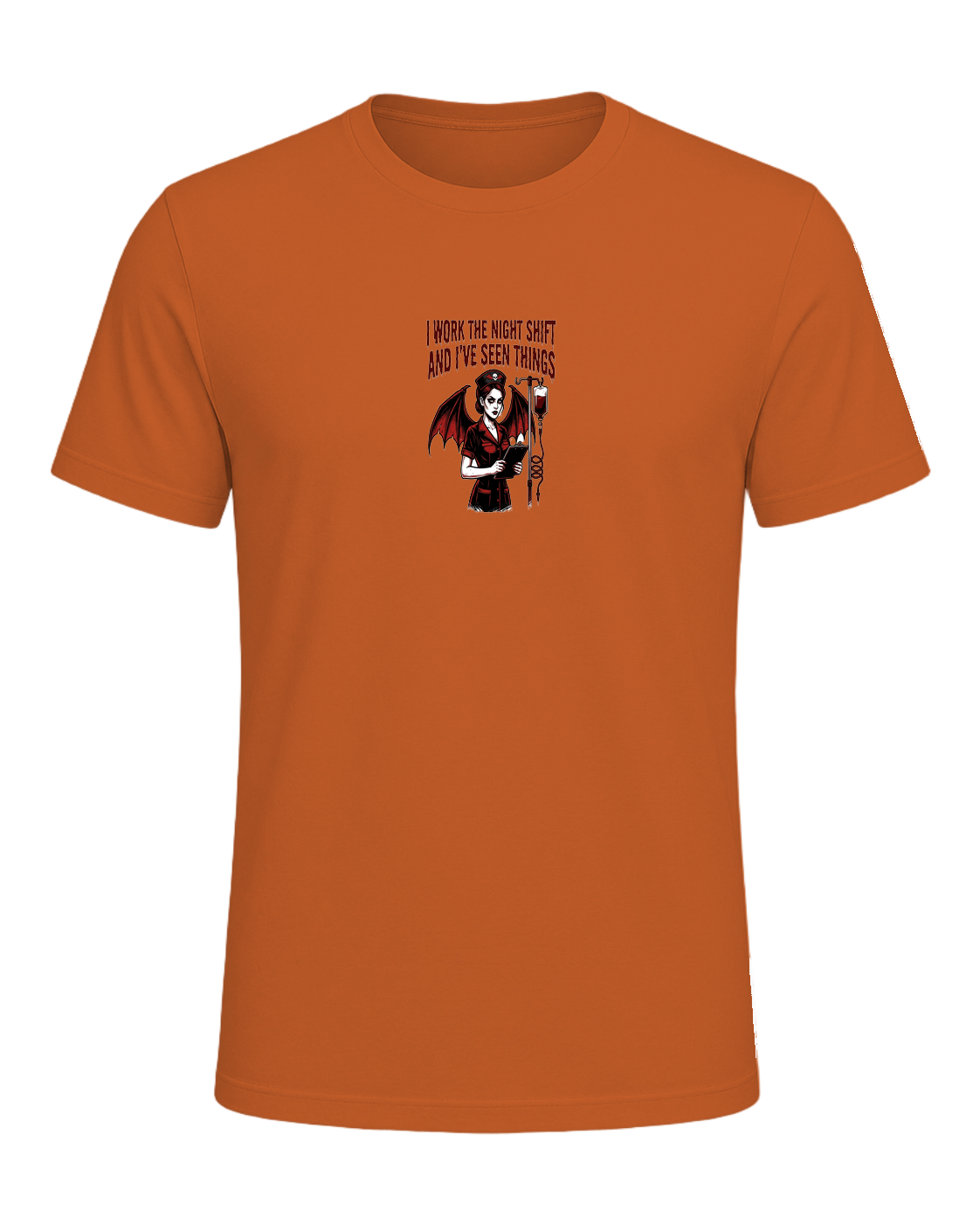 Nurse Night Shift Spooky — Orange