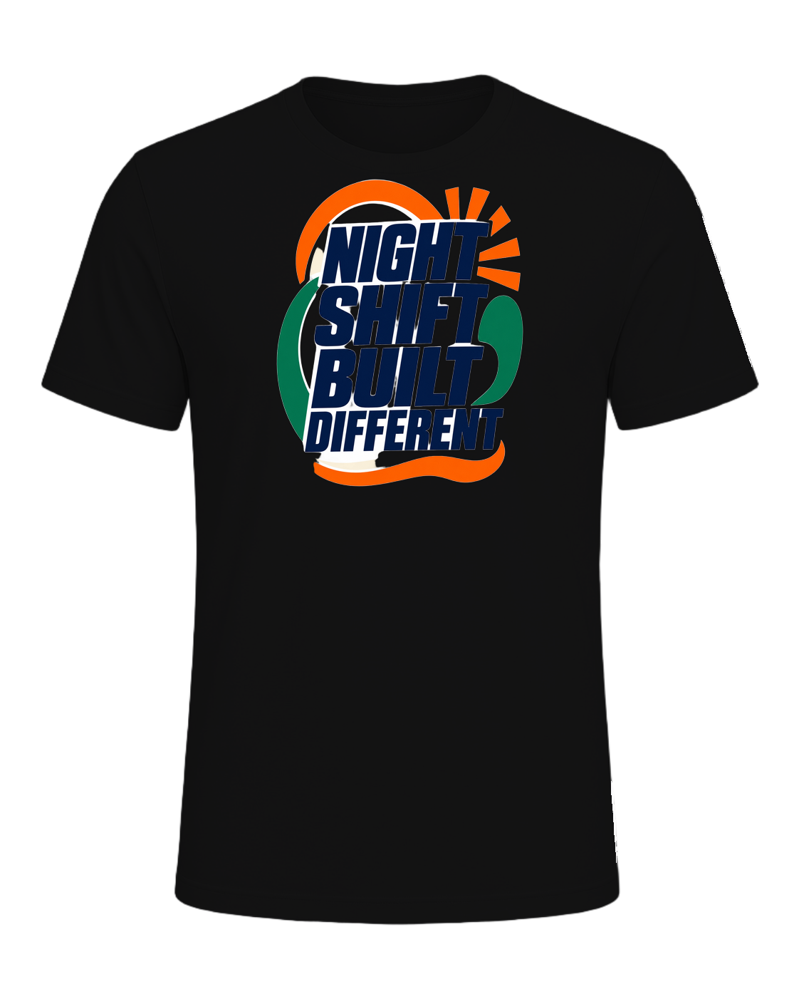 NIGHT SHIFT BUILT DIFFERENT — Vintage Black