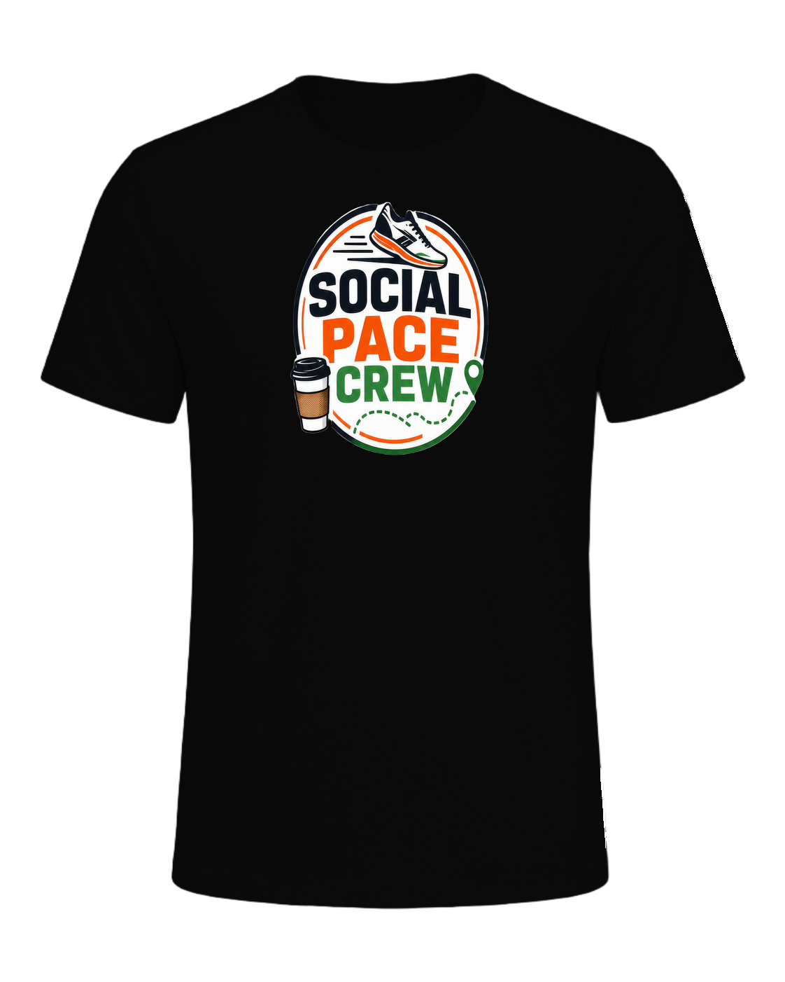 SOCIAL PACE CREW — Black