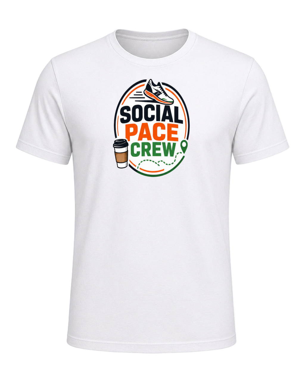 SOCIAL PACE CREW — White