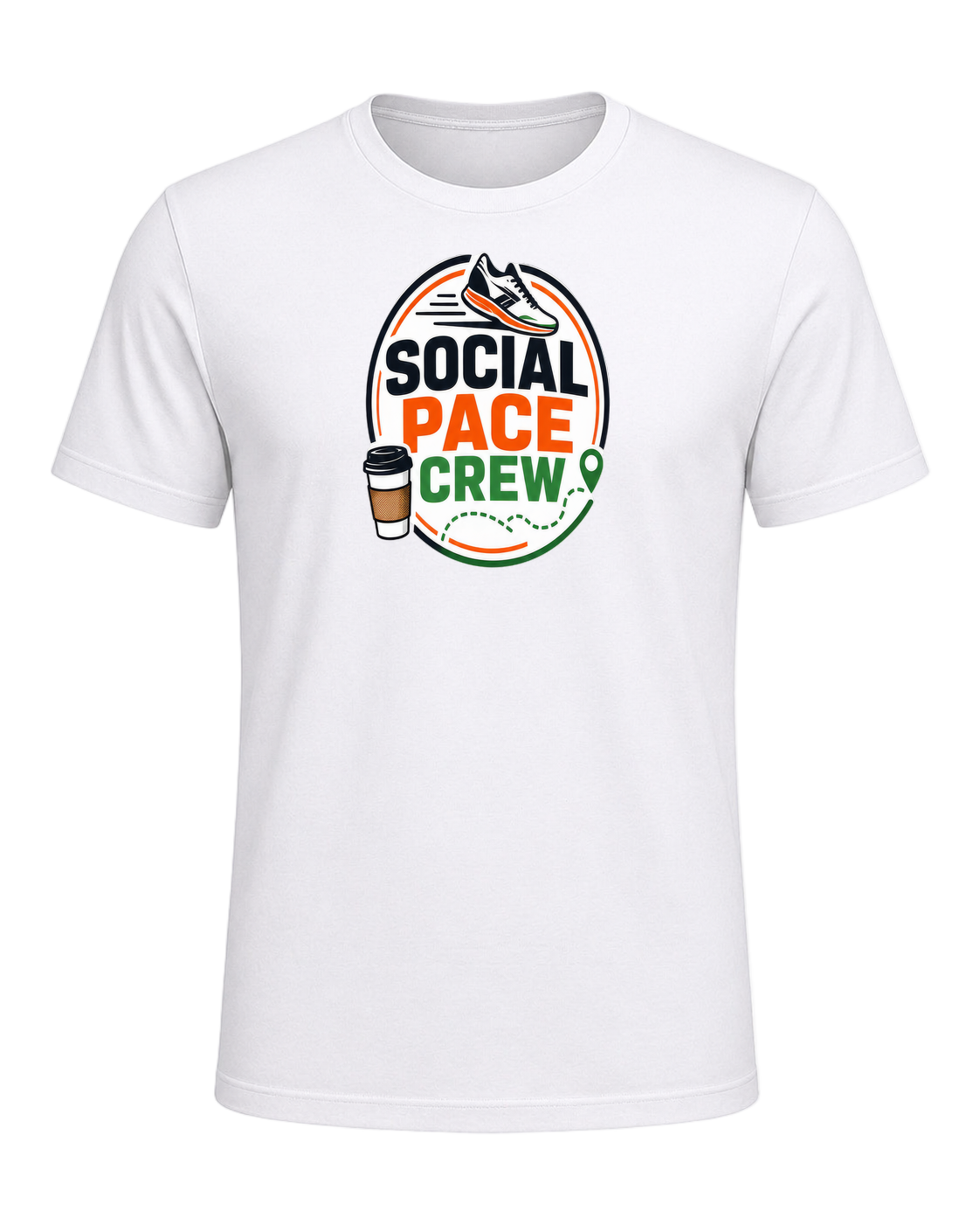 SOCIAL PACE CREW — White