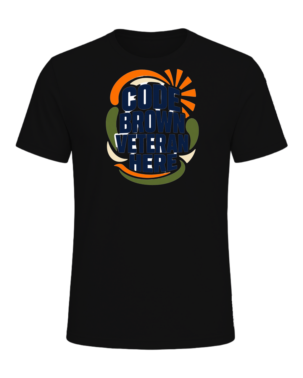 CODE BROWN VETERAN HERE — Vintage Black