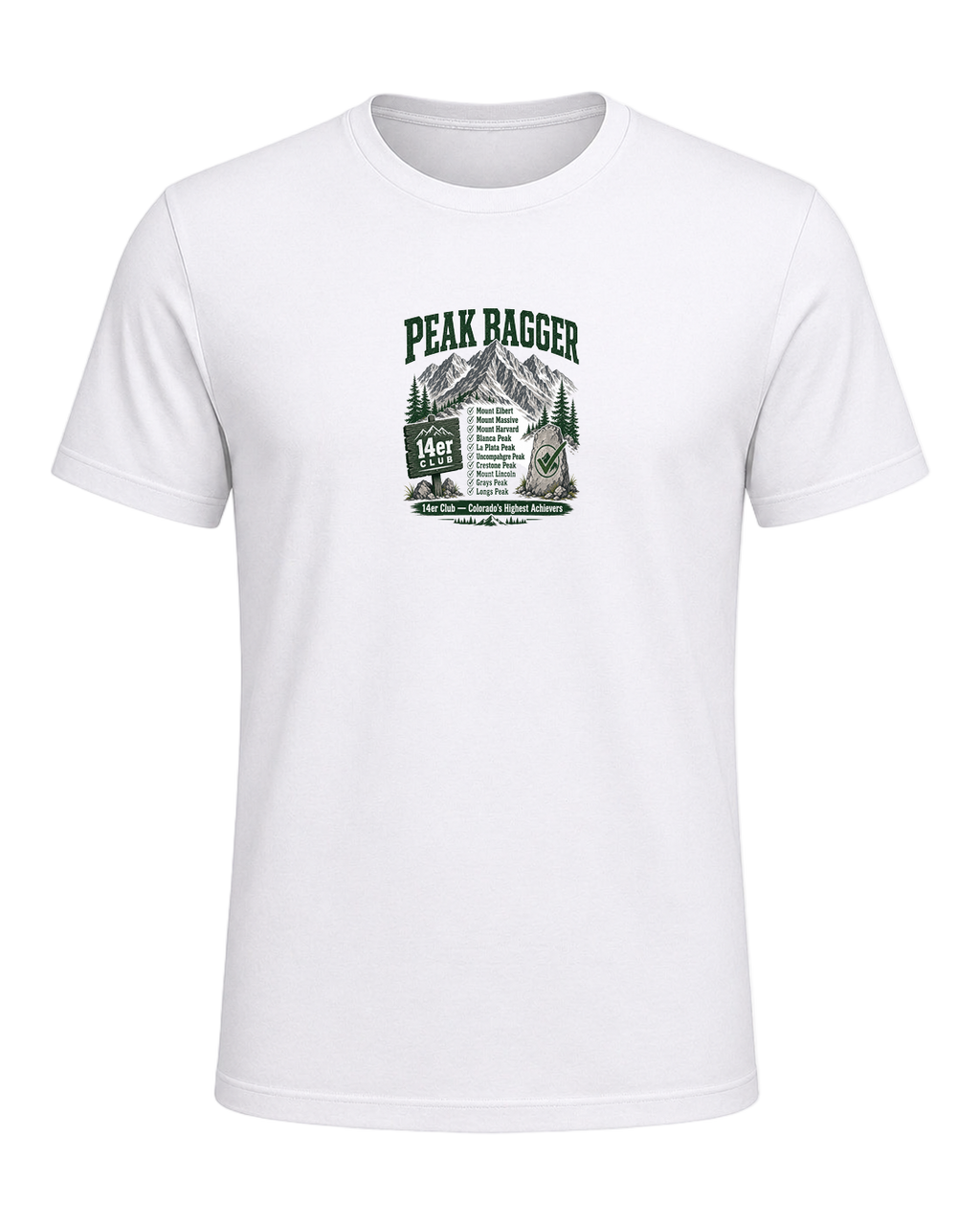 Peak Bagger — White