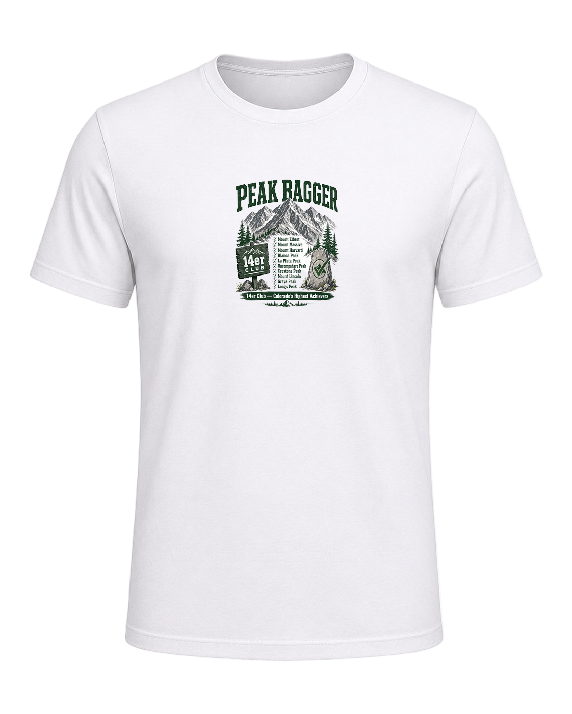 Peak Bagger — White