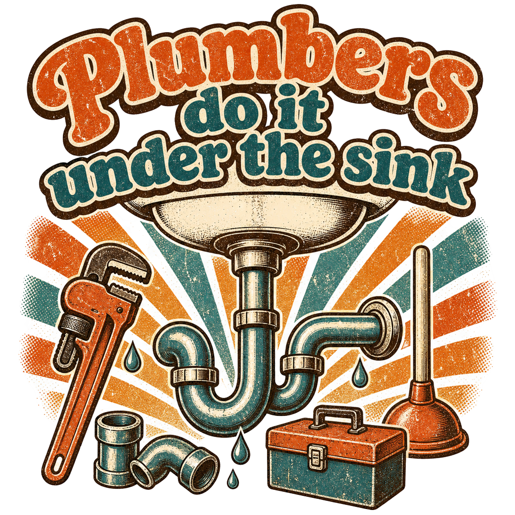 Plumbers do it under the sink