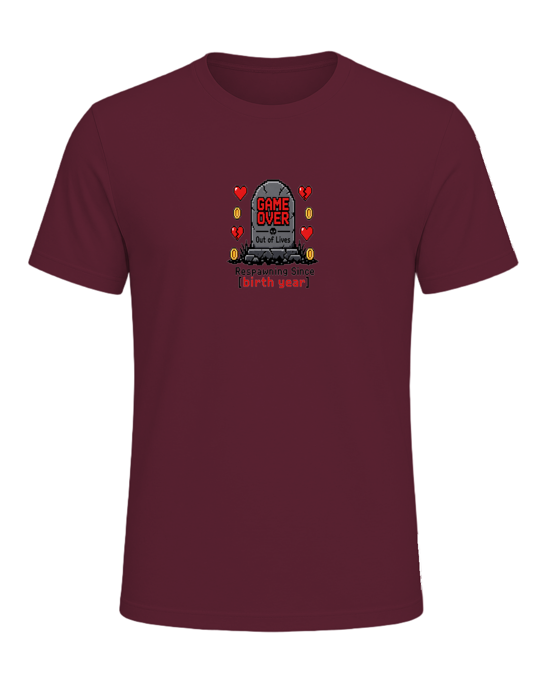 Game Over Humor — Maroon