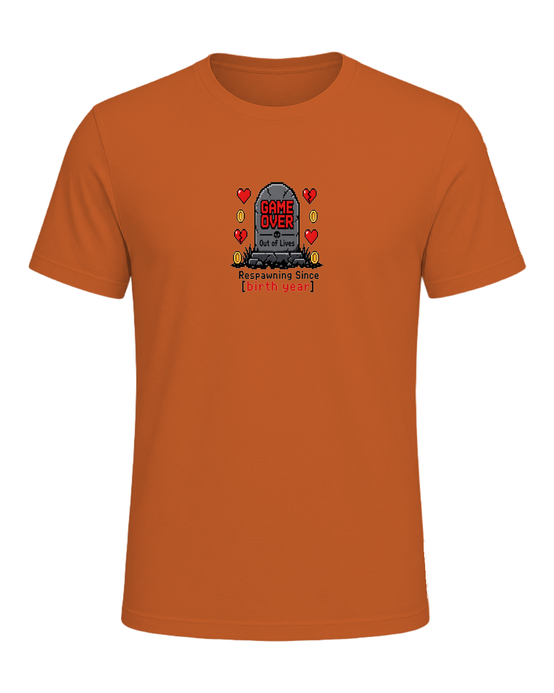 Game Over Humor — Orange