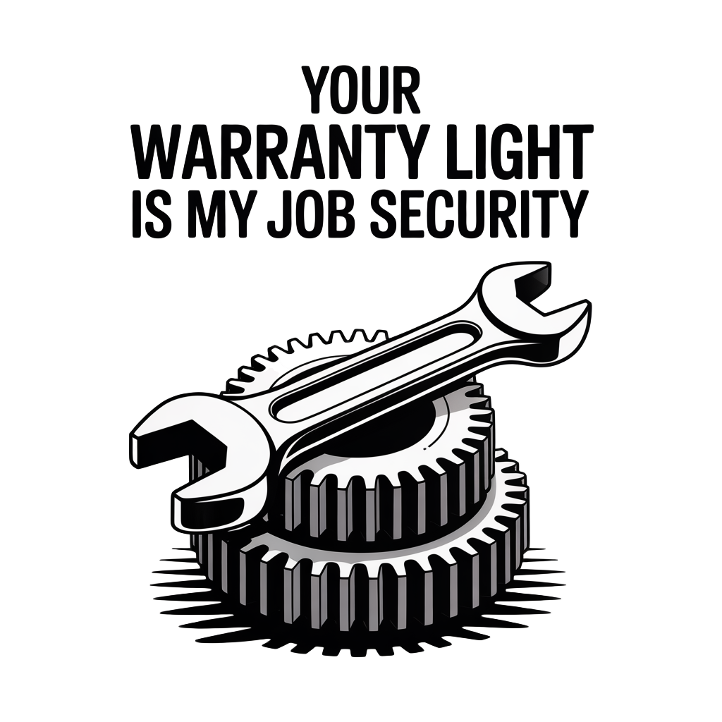 Your warranty light is my job security