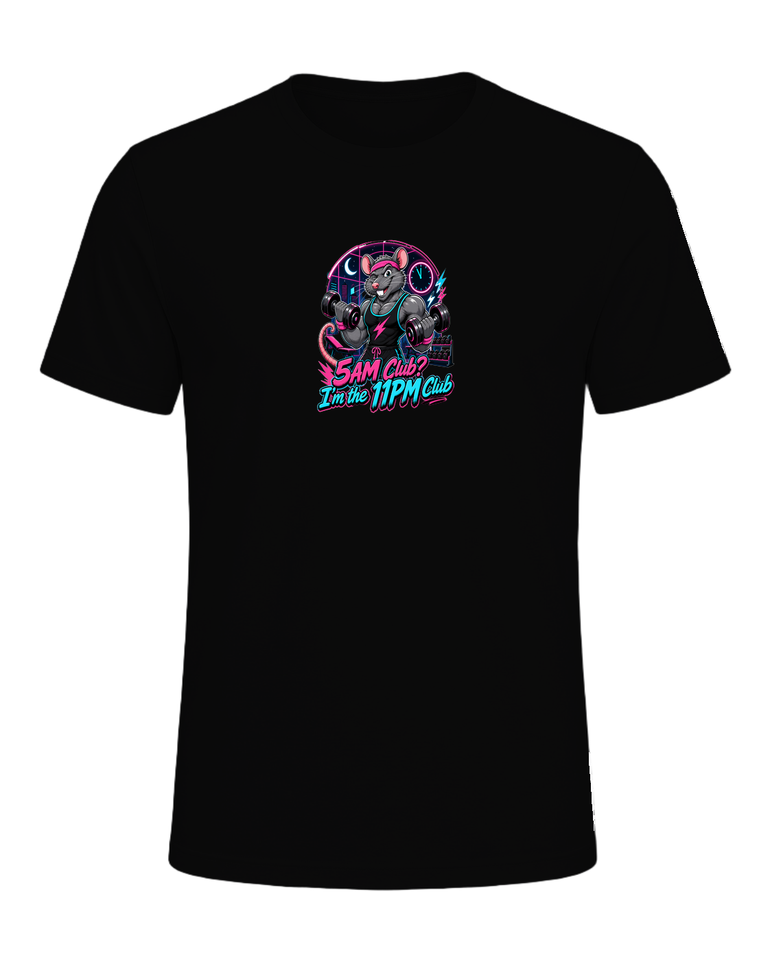 Gym Rat Night Owl — Black