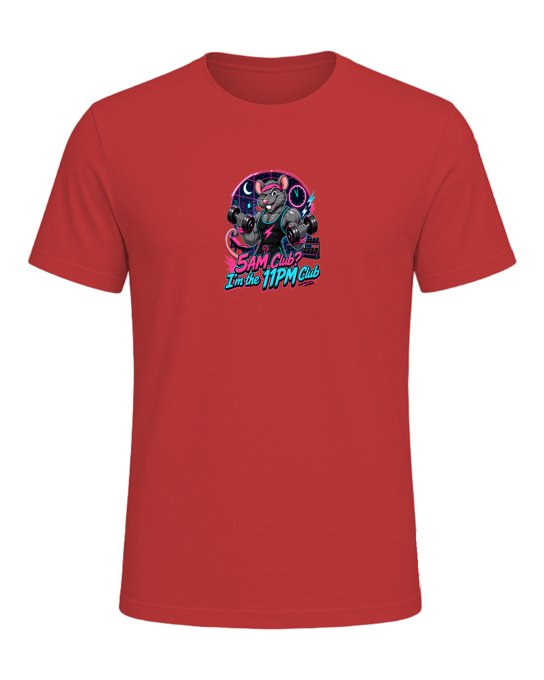 Gym Rat Night Owl — Red