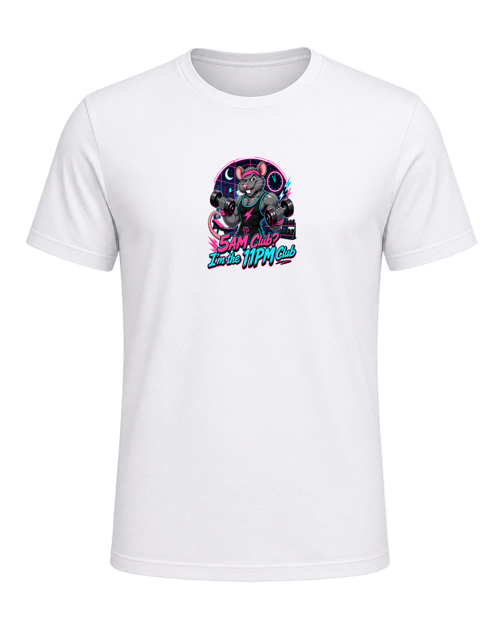 Gym Rat Night Owl — White