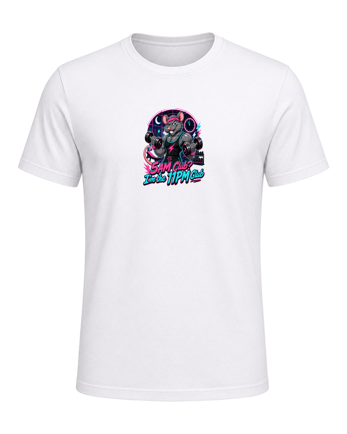 Gym Rat Night Owl — White