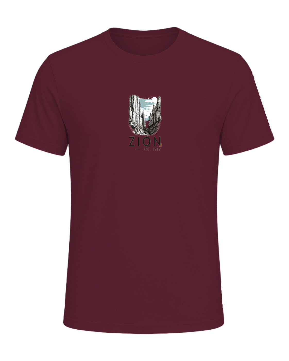 National Park Specific (WPA Style) — Maroon