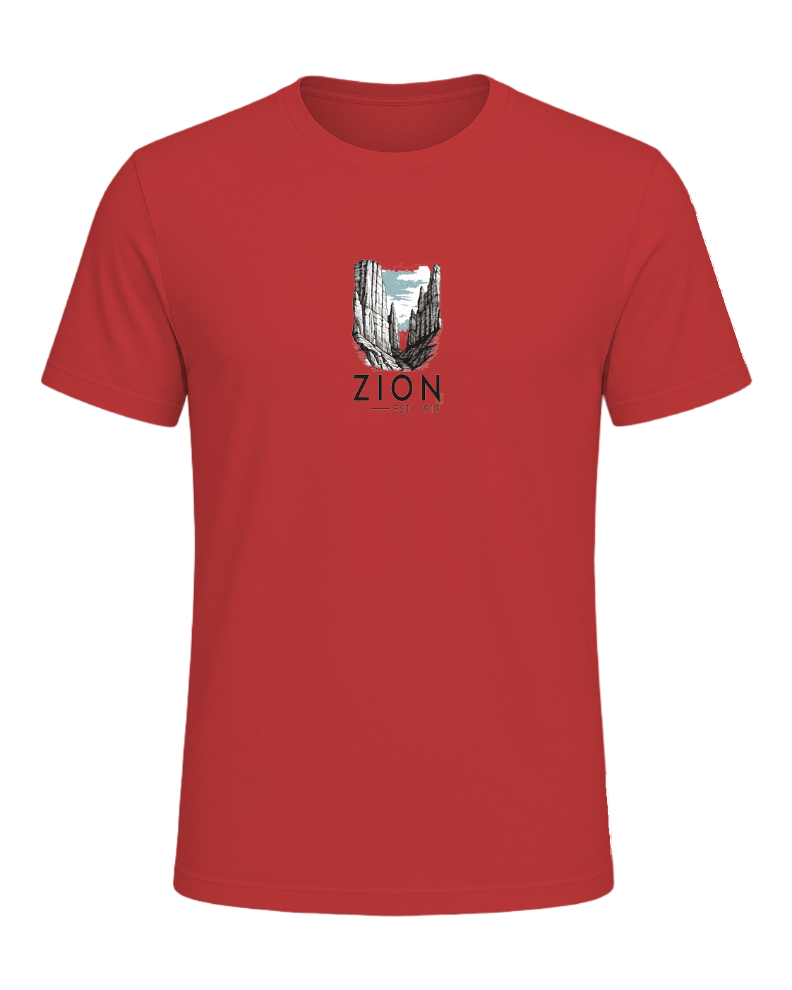 National Park Specific (WPA Style) — Red